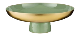 Serving Dish Pip Studio Metal Mid Green 35 x 12.5 cm