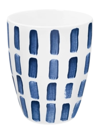 Mug vtwonen XL Sans Anse Painted White 400 ml (Lot de 4)