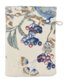 Waschlappen Pip Studio Secret Garden White Blue (16 x 22 cm)