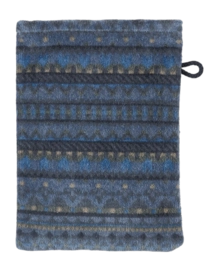 Washandje Pip Studio Geometric Print Dark Blue (16 x 22 cm)