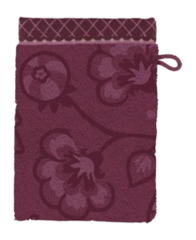 Waschlappen Pip Studio Jasmin Jacquard Dark Pink (16 x 22 cm)