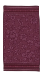 Bath Sheet Pip Studio Jasmin Jacquard Dark Pink (55 x 100 cm)