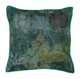 Zierkissen Pip Studio Jardin de Noche Dark Blue (45 x 45 cm)