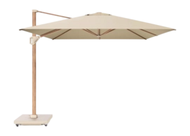 Zweefparasol Platinum Challenger T1 Premium Champagne Teak (400 x 300 cm)
