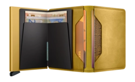 5---ORIGINAL_JPG-Vintage - Slimwallet - Yellow - Gold - Open