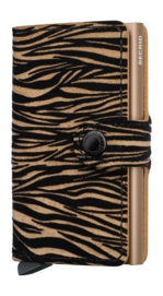 Portmonnaie Secrid Miniwallet Zebra Beige