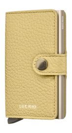 Portemonnee Secrid Miniwallet Pebble Butter Yellow