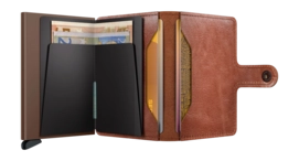 4---ORIGINAL_JPG-Vintage - Miniwallet - Cognac - Brown - Open
