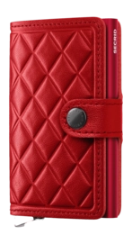 Porte-Monnaie Secrid Miniwallet Emboss Diamond Rouge