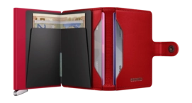 5---ORIGINAL_JPG-Emboss Diamond - Miniwallet - Red - Red - Open