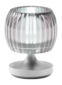 Table Lamp Stylistic Hari Waves White S 25