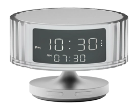 Wekker Stylistic Hari LED Waves White