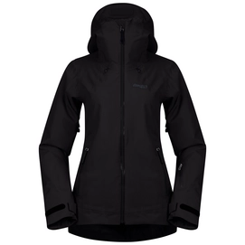 Jacke Bergans Stranda Ins Hybrid Black Solid Charcoal Damen