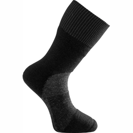 Sokken Woolpower Unisex Socks Skilled Classic 400 Black Dark Grey-Pointure 45 - 48