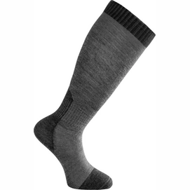 Socken Woolpower Socks Skilled Knee High Liner Dunkelgrau Grau Unisex