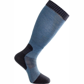 Sokken Woolpower Unisex Socks Skilled Knee High Liner Dark Navy Nordicblue-Schoenmaat 36 - 39
