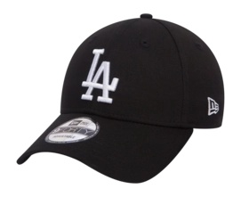 Cap New Era Essential 9FORTY Los Angeles Dodgers Black White