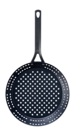5---BK-Black_20Steel-BBQ_20frypan_20w-holes_20Top-_no-bg