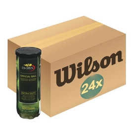 Balles de tennis Wilson US Open XD 3-Tin Jaune (Carton 24x3)