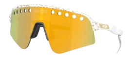 Zonnebril Oakley Sutro Lite Sweep Mathieu Van Der Poel Red Gold Splatter