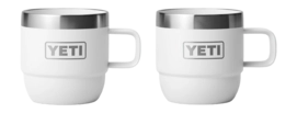 Espresso Mug Yeti Espresso Mug White 6 Oz (177 ml) (Set of 2)
