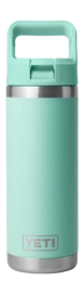 Thermal Mug Yeti Rambler Colour Straw Bottle Seafoam 18 Oz (532 ml)