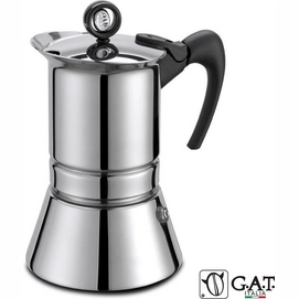 Cafetière Italienne G.A.T. Inox VIP 4 Tasses Induction