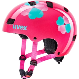 Fahrradhelm Uvex 3 Kinder Pink Flower