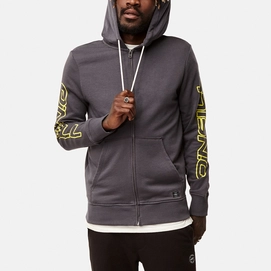 Trui O'Neill Men Cali Zip Hoodie Asphalt