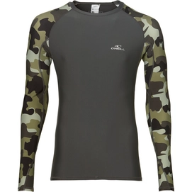 T-Shirt O'Neill Valley L/Slv Rashguard Grün Herren