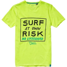 T-Shirt O'Neill Boys Surf Risk New Safety Yellow
