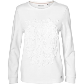 Pull-over O'Neill Women Lace Detail Crew Sweatshirt Powder White