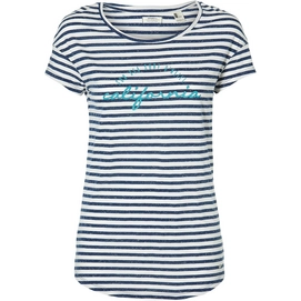 T-Shirt O'Neill Women Stripe Script Blue White