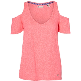 T-Shirt O'Neill Shoulder Fun Shocking Pink Damen