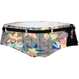 Bikinihose O'Neill Print Shorty Black Graphic Small Pink Damen