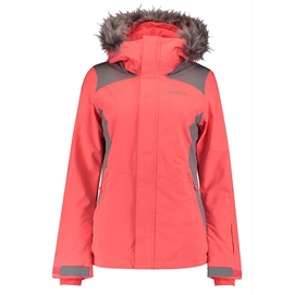 Ski Jas O'Neill Women Signal Jacket Neon Tangerine Pink-XS