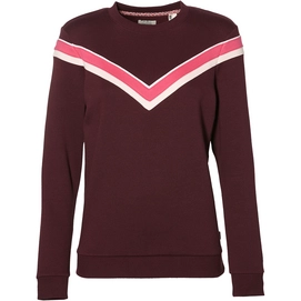 Jumper O'Neill Women Colour Block Sweatshirt Aubergine