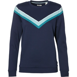 Jumper O'Neill Women Colour Block Sweatshirt Ink Blue