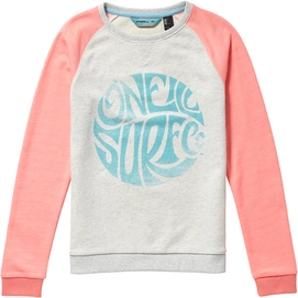 Pullover O'Neill Mountain Chase Sweatshirt White Melee Kinder