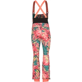 Ski Broek O'Neill Women Shred Bib Pink AOP Green