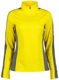 T-shirt de Ski Icepeak Femme Fairview Thermal 1/2 Zip Shirt Light Yellow
