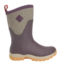 Snowboot Muck Boot Dames Arctic Sport II Mid Bordeaux Tweed BioDEWIX