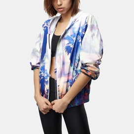 Jas O'Neill Women Photoprint Jacket White Pink Or Purple