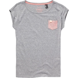 T-Shirt O'Neill Girls Pocket Tee Silver Melee
