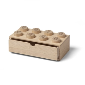 Aufbewahrungskiste Lego Wooden Collection Brick 8 Holzfarben Beige