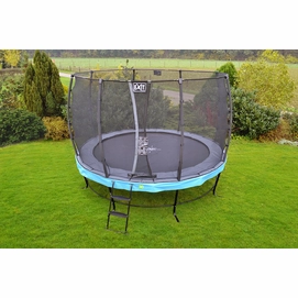 Trampoline EXIT Toys Elegant 366 Green Safetynet Deluxe