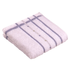 Hand Towel Vossen Quadrati White Kiesel (set of 3) (50 x 100 cm)