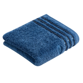 Serviette de Toilette Vossen Cult de Luxe Deep Blue (50 x 100 cm) (Lot de 3)
