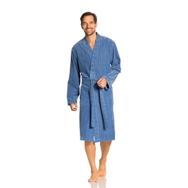 Dressing Gown Vossen Men Matteo Smoke Blue