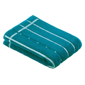 Bath Towels Vossen Quadrati Lagoon White (set of 2) (67 x 140 cm)